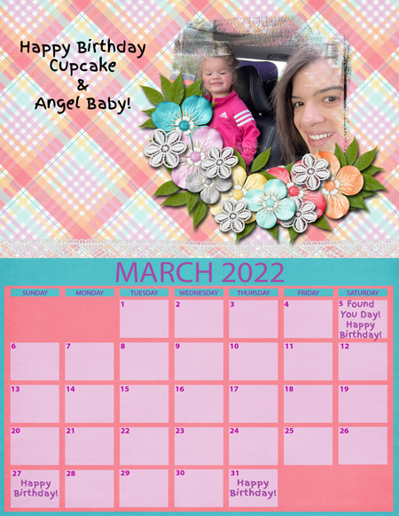 March 2022 Calendar