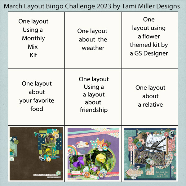 March 2023 BINGO