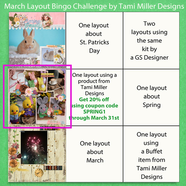 March 2024 bingo card