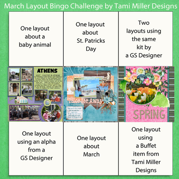 March 2024 Bingo Card