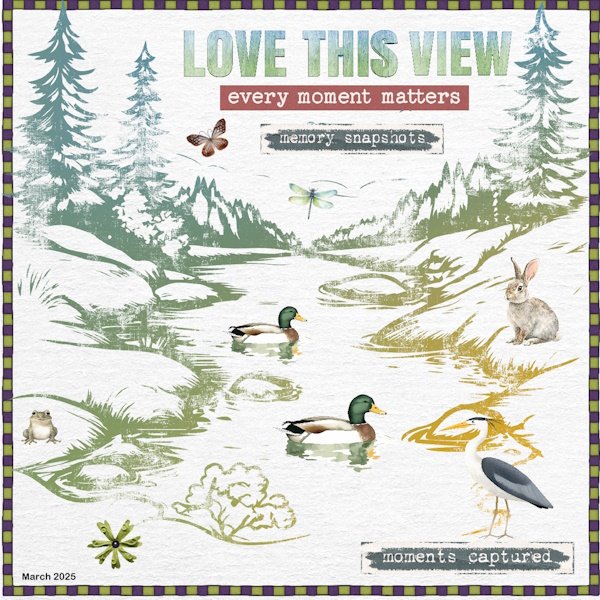 March 2025 Perfectly Paired Challenge-Love this view