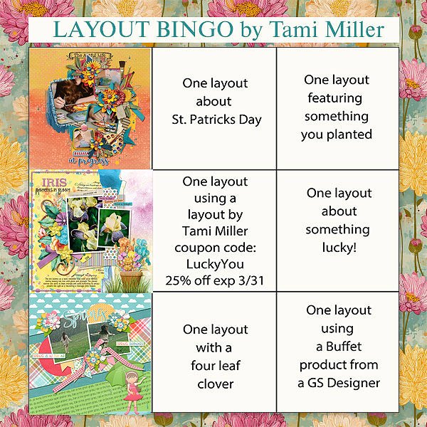March 2026 Bingo Card