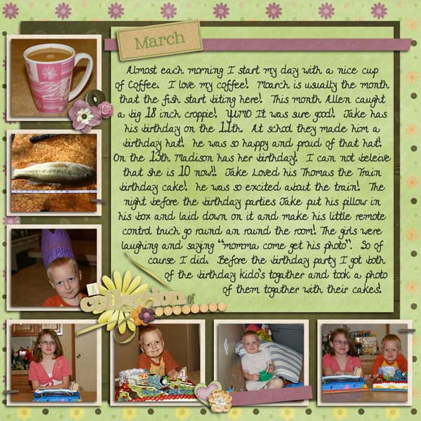 March - A Collection of Memories
