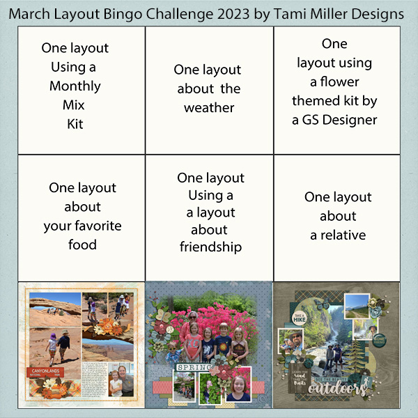March Bingo