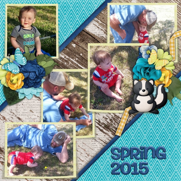 March buffet challenge- springy grandson