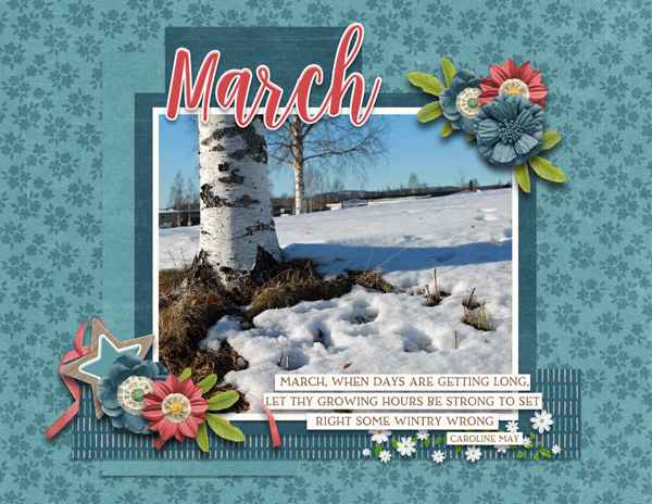 March Calendar Top