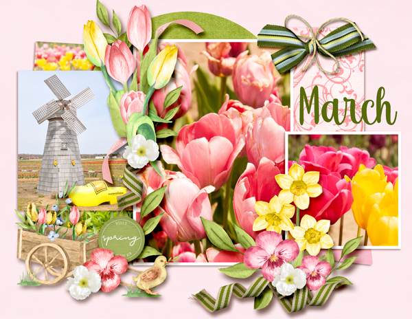 March Calendar Topper