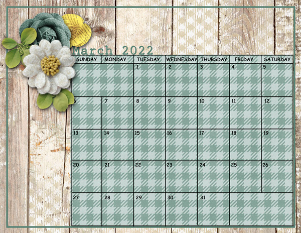 March Calendar