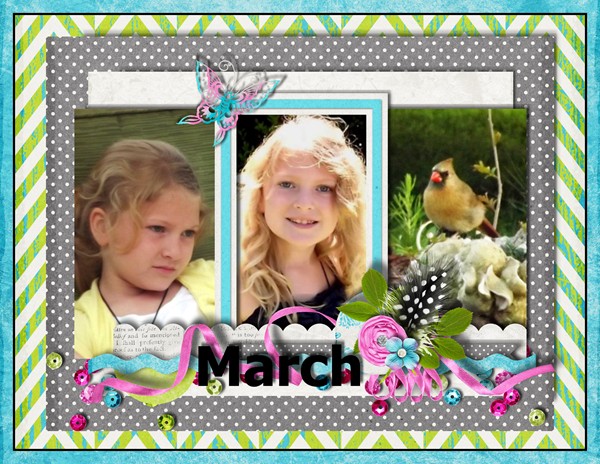 March Centerfold Calendar Templates 2013