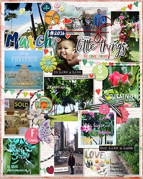 March collage