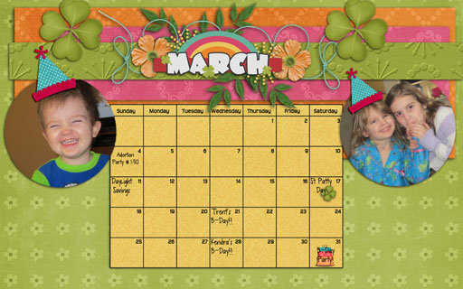 March Desktop