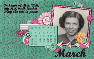 March-In Honor of Mrs Vick