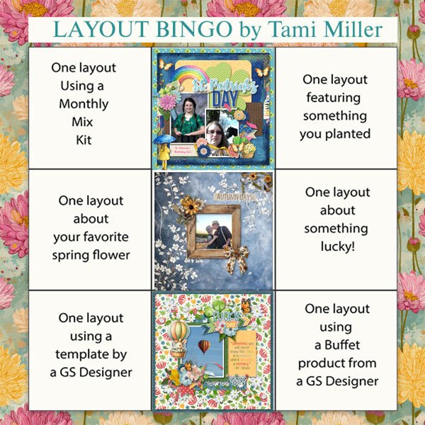 March LO Bingo Card