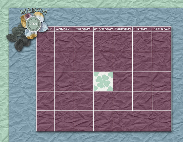 March Sum-Up Calendar