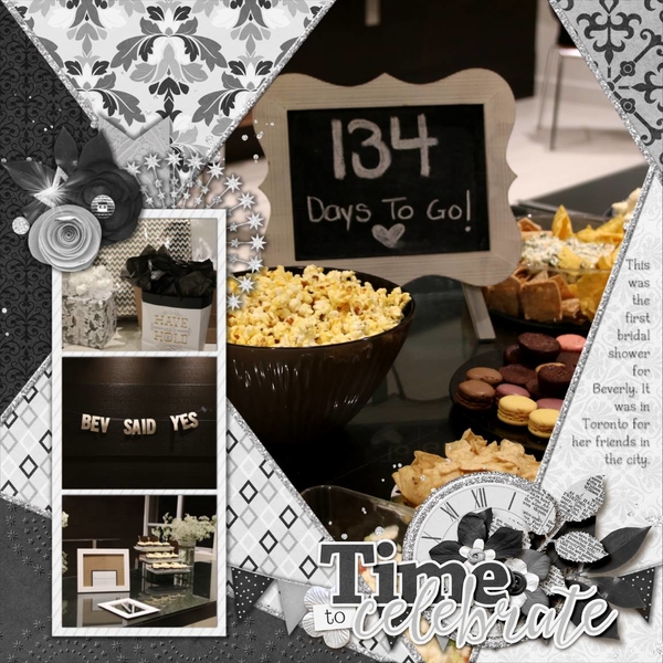 March Template Bundle - Silver Celebration