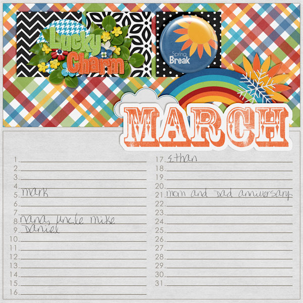 MARCH