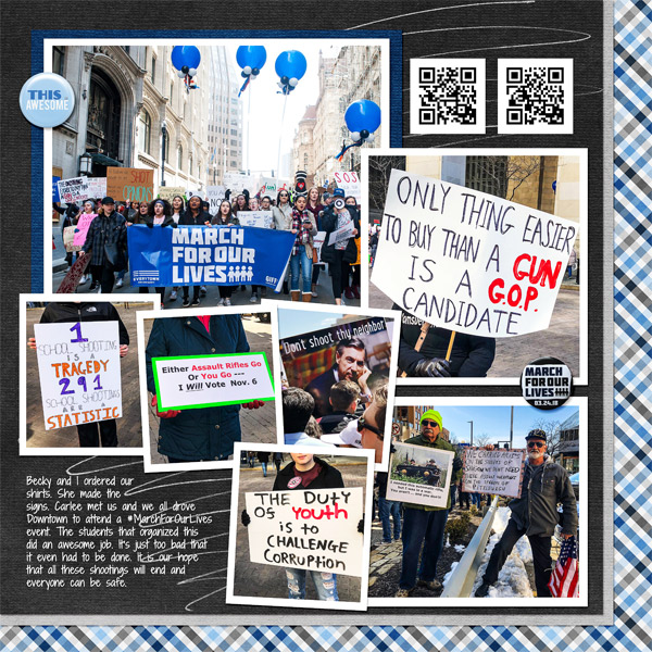#MarchForOurLives, right side - Brush Challenge