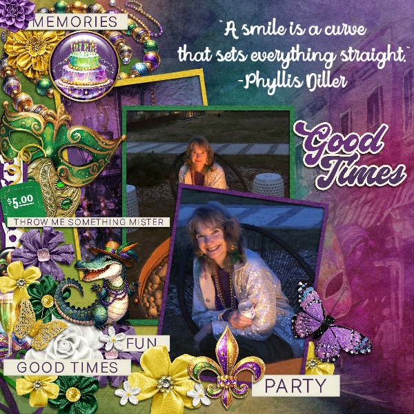 Mardi Gras /Birthday