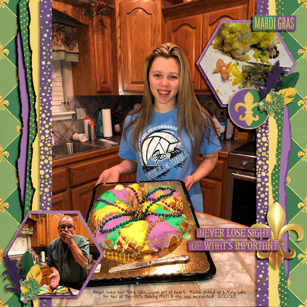 Mardi Gras - King Cake - 2.21.20