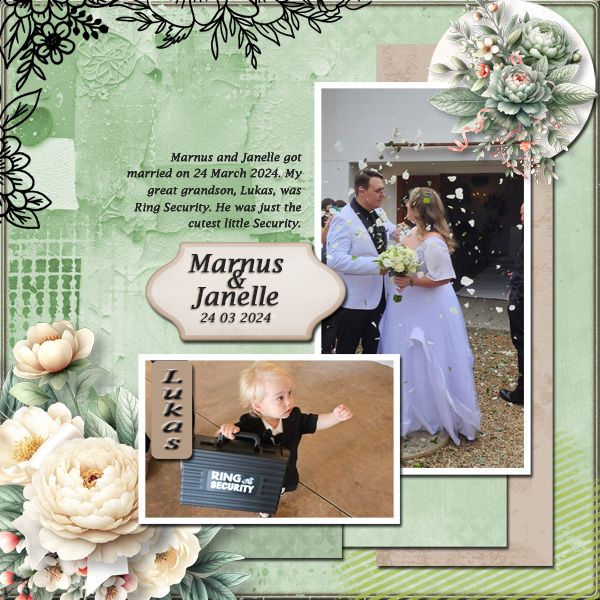 Marnus + Janelle. Template challenge
