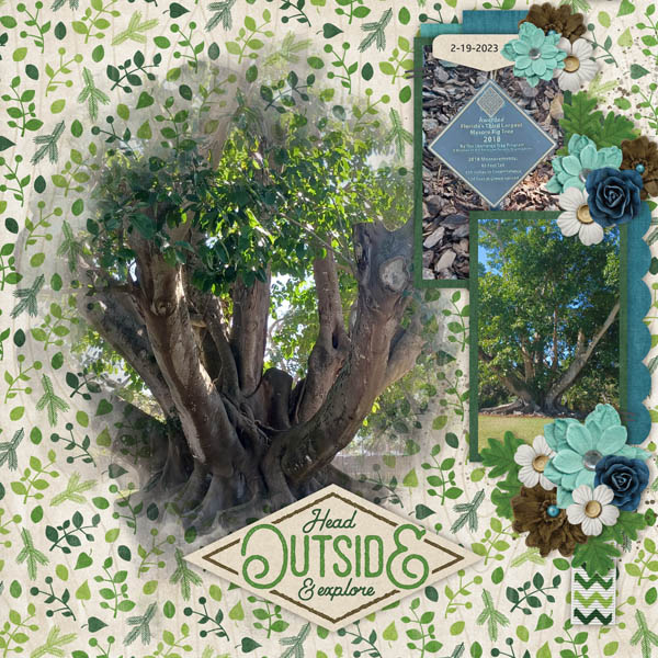 Masked Memories 5 Temp #1-Miss Fish Back to Nature-CathyK