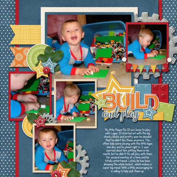 Mason Playing Legos 2017