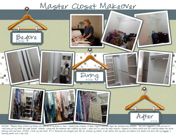 Master Closet Makeover