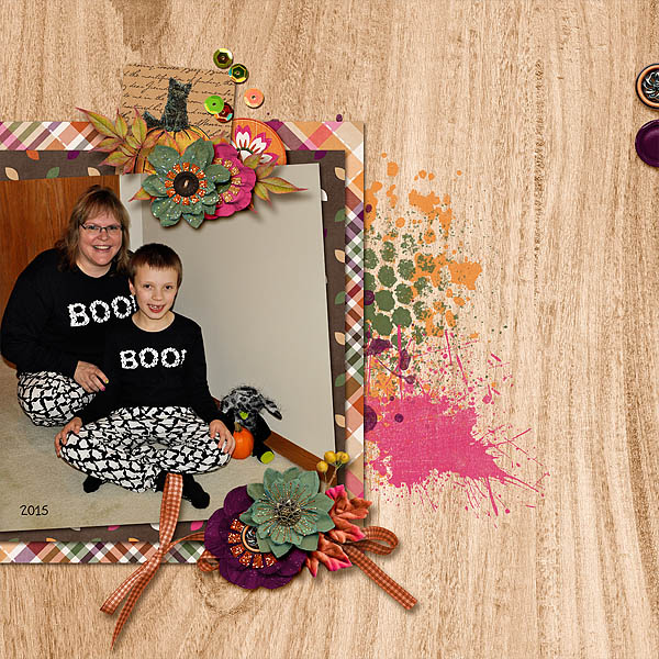 Matching Halloween PJ