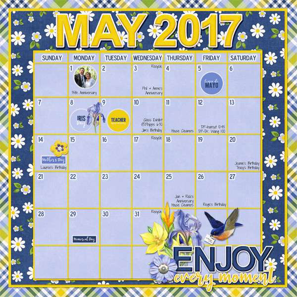 May 2017 Calendar