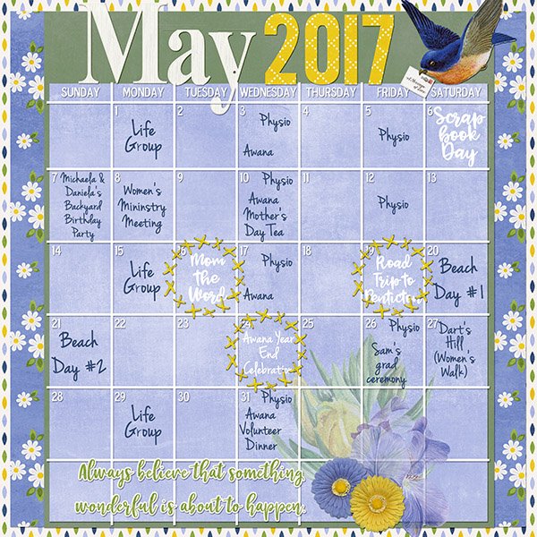 May 2017 Calendar