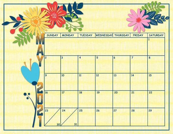 May 2021 Sum-Up Calendar
