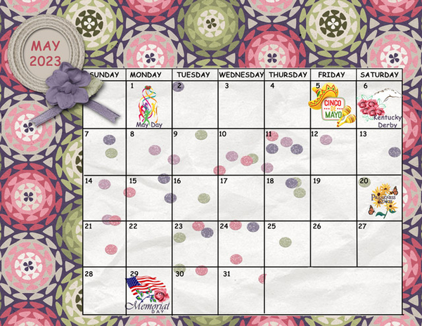 May 2023 Calendar