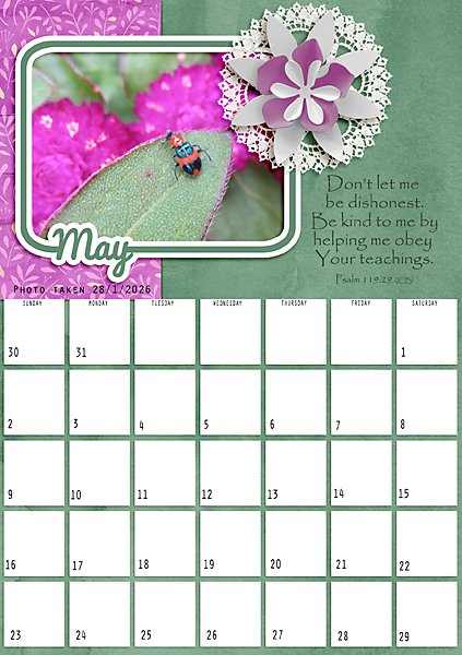 May 2027 Calendar Page