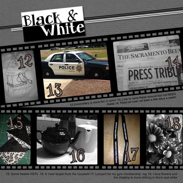 May Black + White
