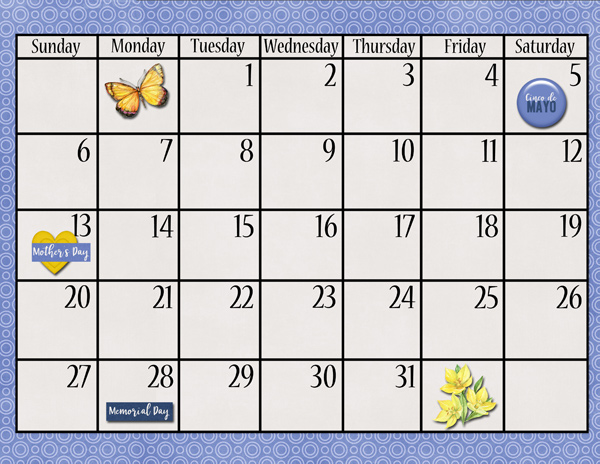 May Calendar bottom