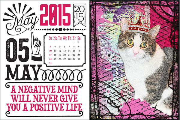 May calendar page