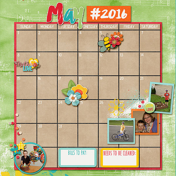May Calendar