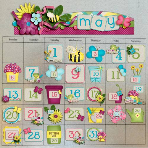 May Hybrid Calendar