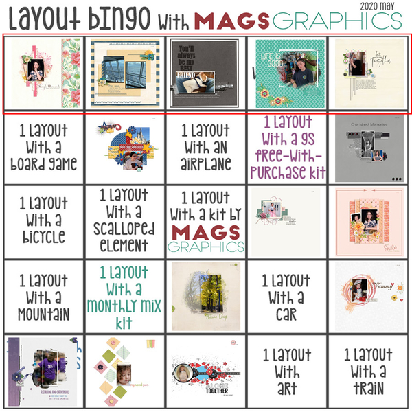 May Layout Bingo