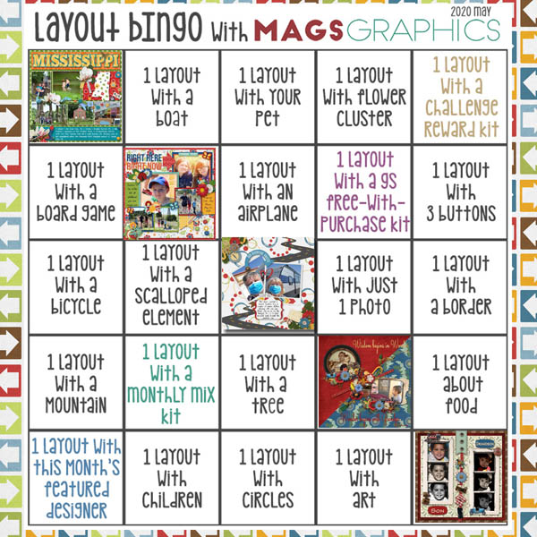 May Layout Bundle