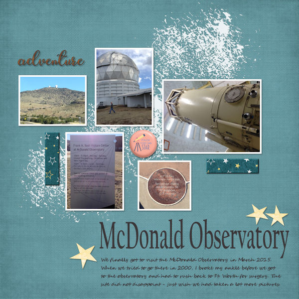McDonald Observatory, March 2015