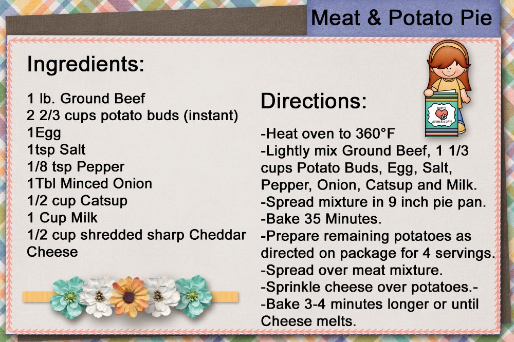 Meat and Potato Pie