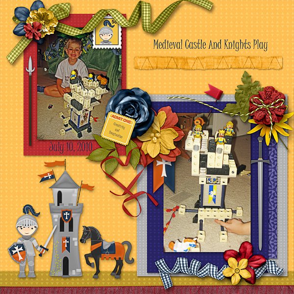 Medieval Castle and Knights Play