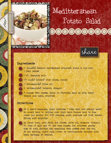 Mediterranean Potato Salad