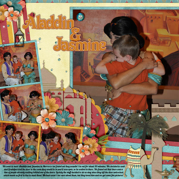 Meeting Aladdin +  Jasmine