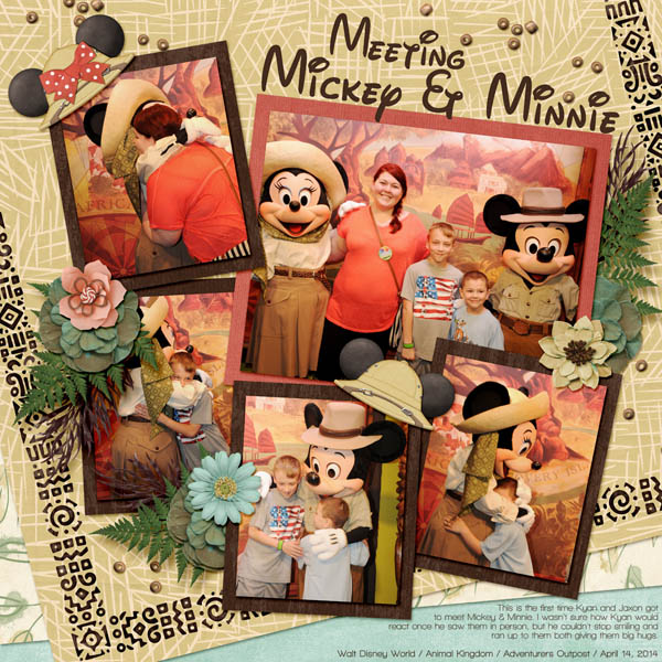 Meeting Mickey and Minnie