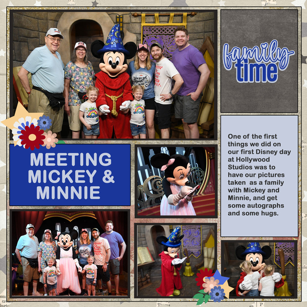 Meeting Mickey and Minnie