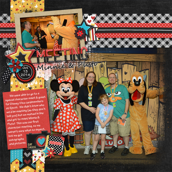 Meeting Minnie and Pluto