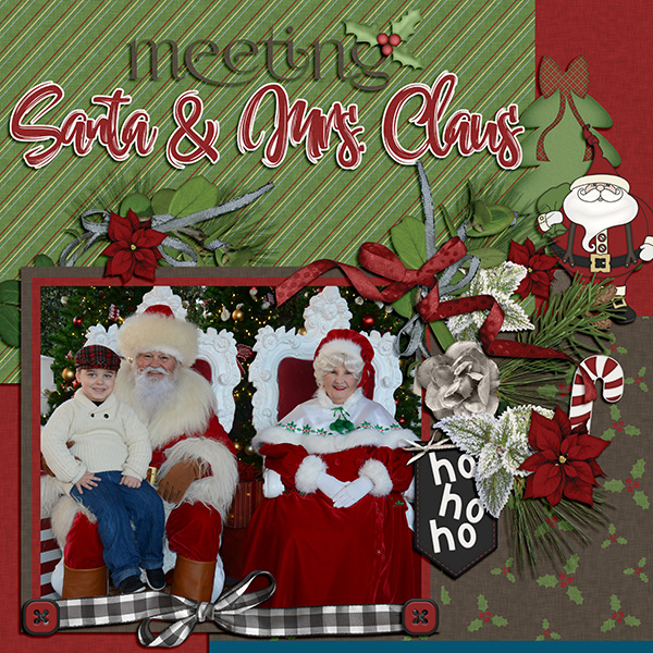 Meeting Santa + Mrs. Claus