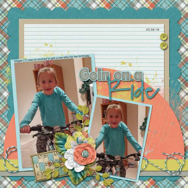 Megan New Bike 2016